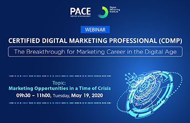 WEBINAR CERTIFICATED DIGITAL MARKETING PROFESSIONAL (CDMP): MARKETING OPPORTUNITIES IN A TIME OF CRISIS – May 19, 2020