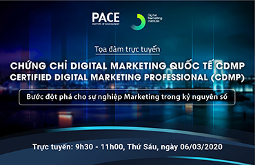 TỌA ĐÀM CHỨNG CHỈ DIGITAL MARKETING QUỐC TẾ CDMP -THÁNG 03/2020